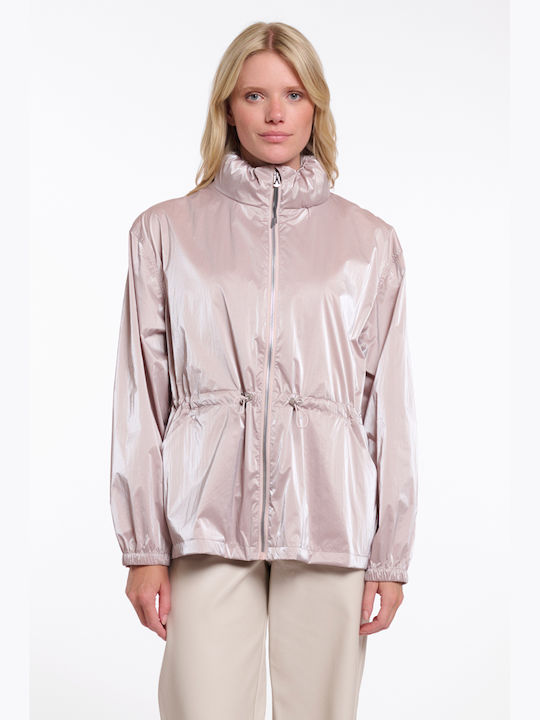 Women's Jacket for Spring/Autumn Pearl Metallic