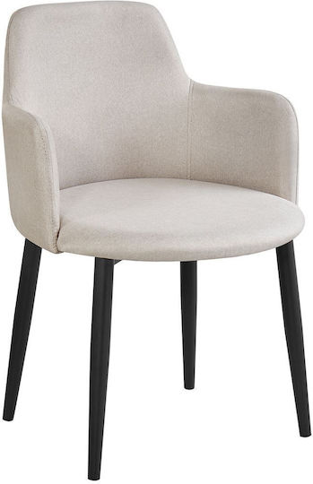 Soul Dining Armchairs Metallic Beige 2pcs 57x60x78cm EM713,4