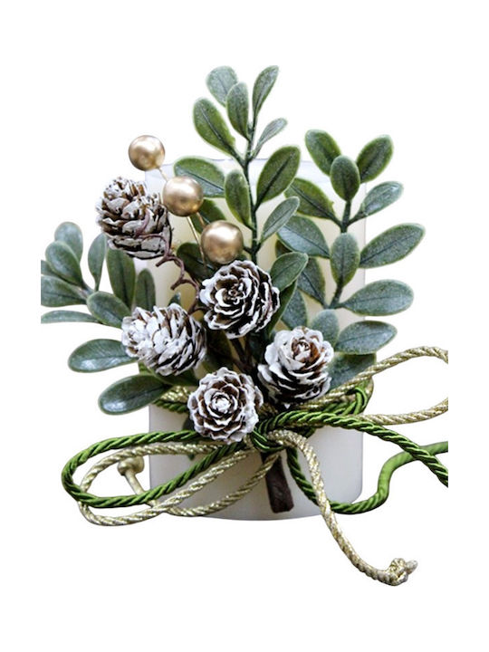 Gerakis Gerakis Weihnachtskerzen & Kerzenständer Εκρού