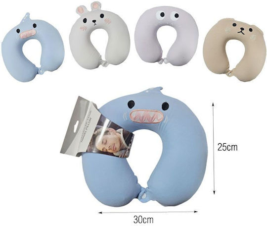 Travel Neck Pillow Light Blue
