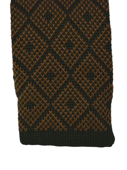 E-Ties Herren Krawatte Gestrickt Mit Mustern In Braun Farbe E-Ties Herren Krawatte Gestrickt Mit Mustern In Braun Farbe