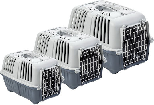 Uniq Dog Transport Cage Navy Blue 48x31.5x33cm