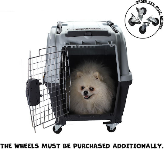 Uniq Dog Transport Cage Gray 105x73x76cm
