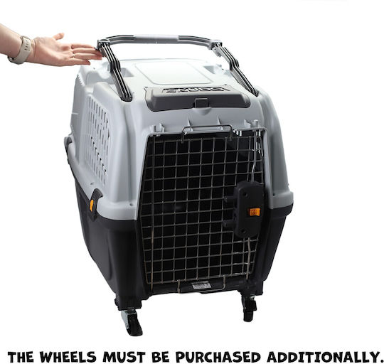 Uniq Dog Transport Cage Gray 105x73x76cm