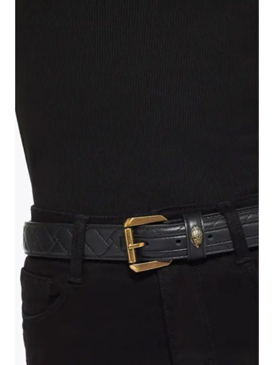Kensington Leder Damen Gürtel Schwarz