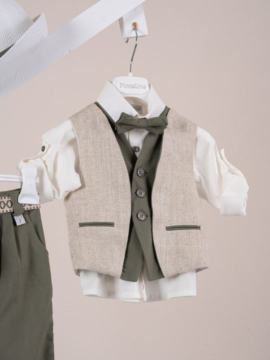 Piccolino Alessio Baptism Suit Green