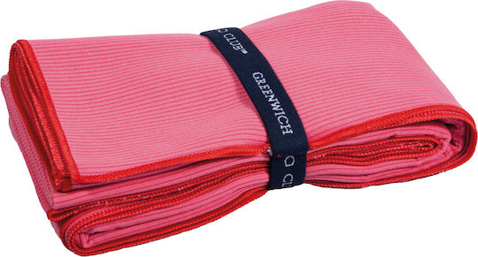 Greenwich Polo Club Πετσέτα Microfiber Σώματος 280gr/m² Ροζ 180x80εκ.