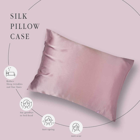 Greenwich Polo Club Silk Essential Μαξιλαροθήκη με Φάσα White 50x70εκ.