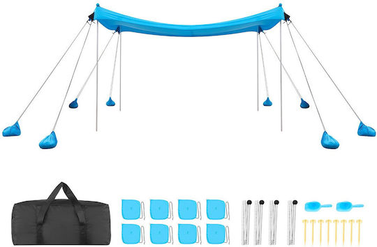 Vevor Beach Tent for 7 People Blue