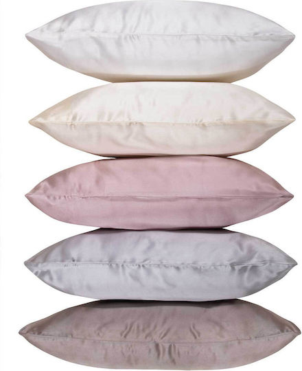 Greenwich Polo Club Silk Essential Μαξιλαροθήκη με Φάσα White 50x70εκ.
