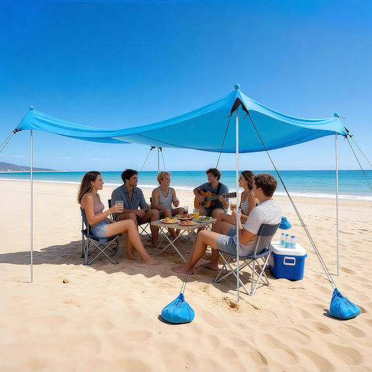 Vevor Beach Tent for 7 People Blue