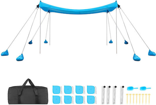 Vevor Beach Tent for 7 People Blue