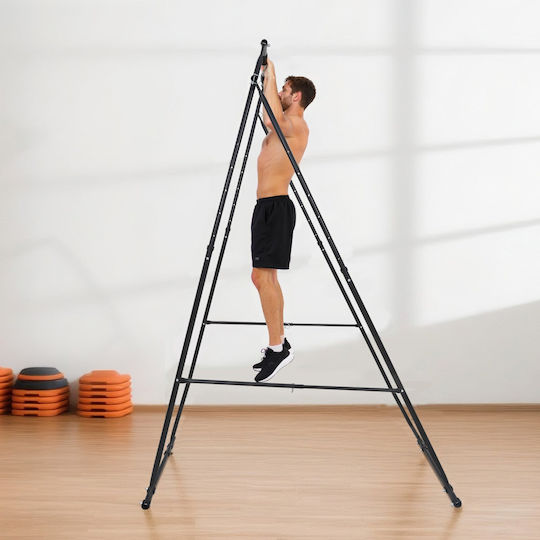 Vevor Πλαίσιο Στήριξης Γιόγκα Μέγιστο Φορτίο 200kg Τριγωνική Δομή Αιώρας Ρυθμιζόμενο Ύψος & Αλλάγη Οριζόντιας Στάθμης Kj46inch102i59mc5001v0