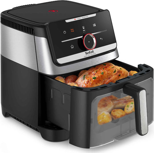 Tefal Easy Fry Silence Friteuză cu Aer 7l Argintie