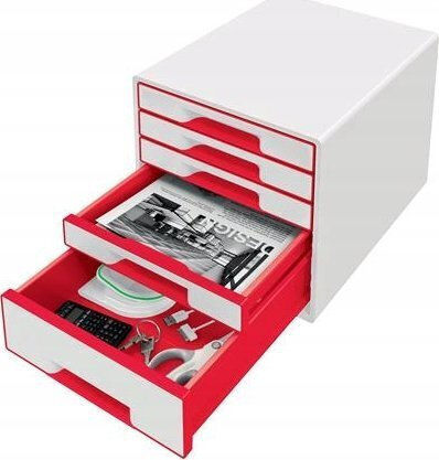 Leitz Desktop Drawer 5 Compartments White