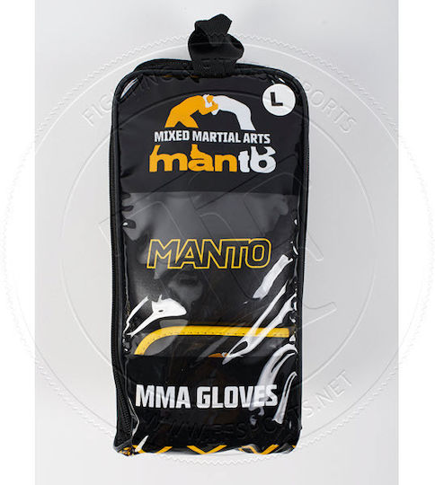 Manto PRO 3.0 Γάντια ΜΜΑ από Συνθετικό Δέρμα Μαύρα