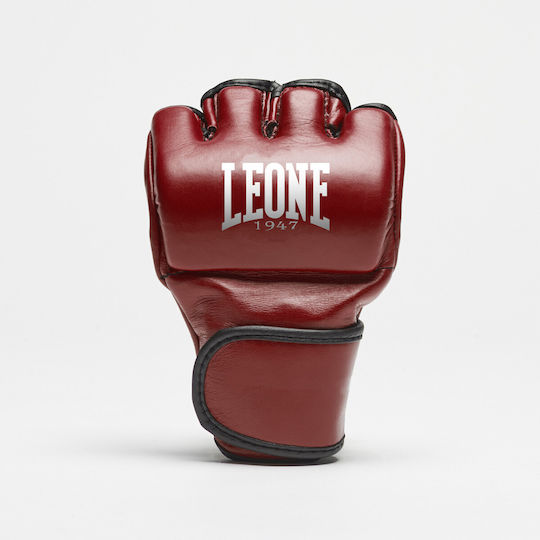 Leone Contest MMA Leather Gloves Red