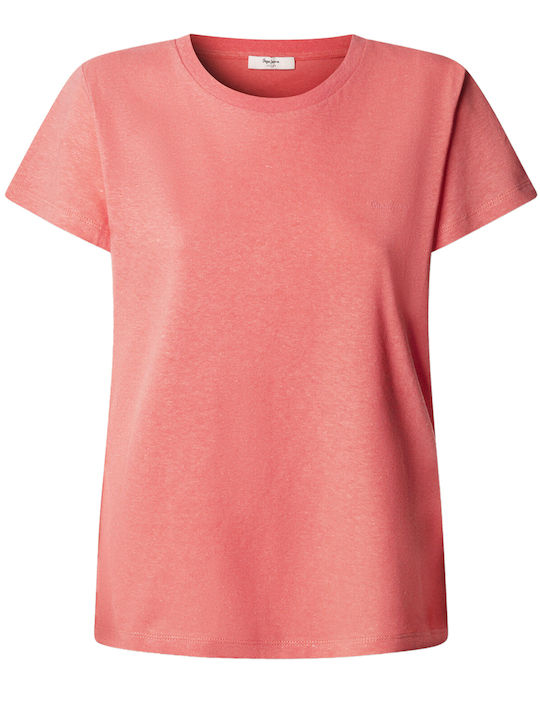 Megan Damen Bluse Koralle Pfirsich