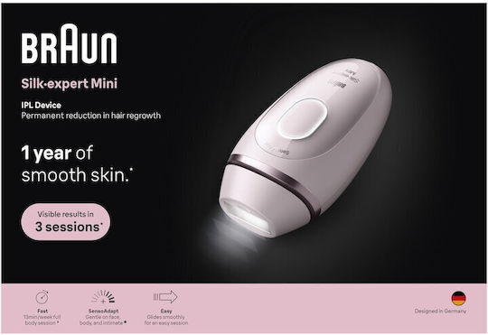 Braun Silk·expert Mini Epilator Hair Removal Machine for Face & Body PL1111