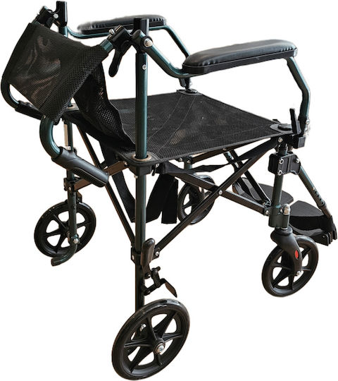 Medical Brace Wheelchair Folding Simple Type 46cm MB.W2050 Green