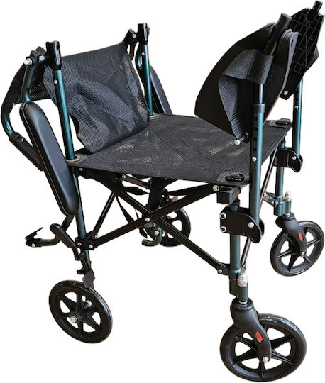 Medical Brace Wheelchair Folding Simple Type 46cm MB.W2050 Green