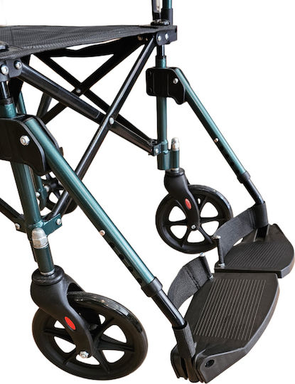 Medical Brace Wheelchair Folding Simple Type 46cm MB.W2050 Green