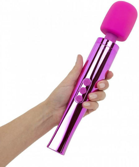 Pink Rechargeable 13-Speed Massage Vibrator Mymagicwand Wand Massager 32.7cm