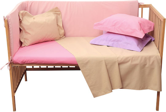 Anna Riska Prestige Borduri Pentru Pătuț Clasic Intern Fucsia 40x165cm