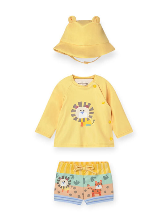 Mayoral Kinder Badeanzug Bademoden-Set Mustard
