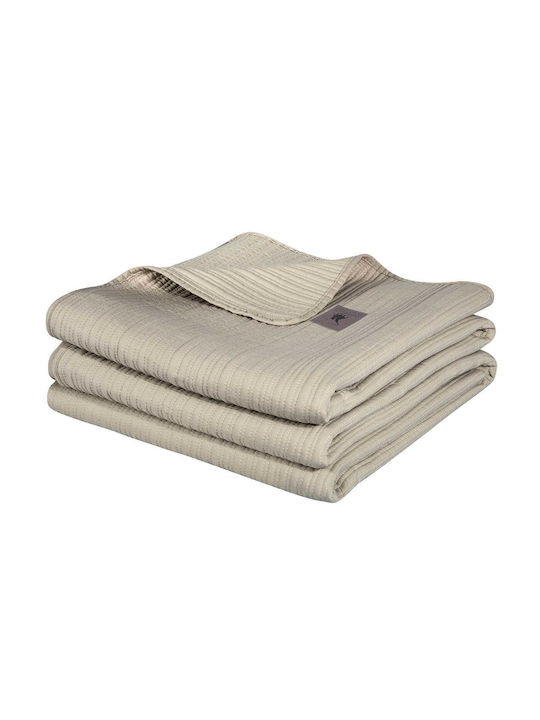 Greenwich Polo Club 4455 Coverlet Double Microfiber Taupe 240x250cm
