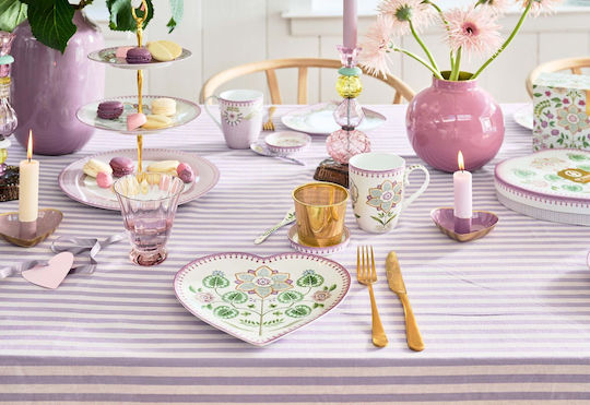 PiP Studio Lilly & Lotus Κουτάλι από Πορσελάνη Ασημί