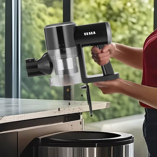 Tesla Purestar E20 Aspirator Vertical Reîncărcabil 2 în 1 Stick & De Mână 22.2V Negru