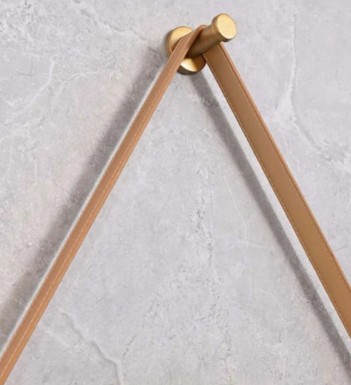 Bathroom Mirror Imanta Led Touch Mirrorlux Selene S-4676g Round Frame Diameter 800mm Gold