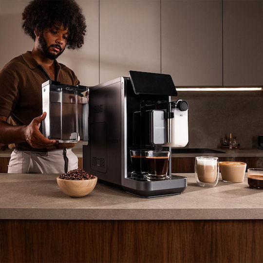 Cecotec Cremmaet Espressor Automat 2230W Presiune 19bar pentru Cappuccino cu Râșniță Negru