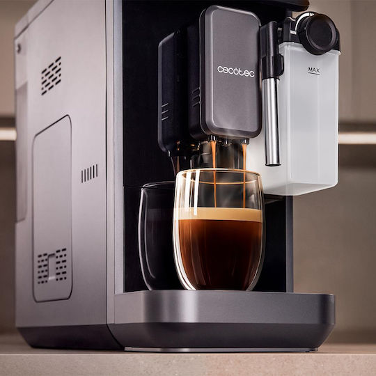 Cecotec Cremmaet Espressor Automat 2230W Presiune 19bar pentru Cappuccino cu Râșniță Negru