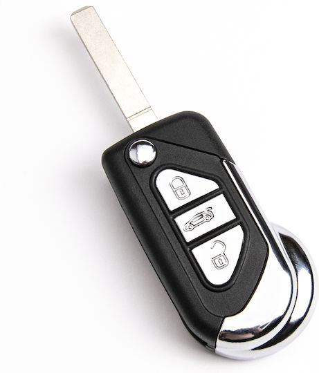 Κέλυφος Κλειδιού Αυτοκινήτου Citroen C3 Ds3 2009-2016 3 Πληκτρα Ακατεργαστο Va2