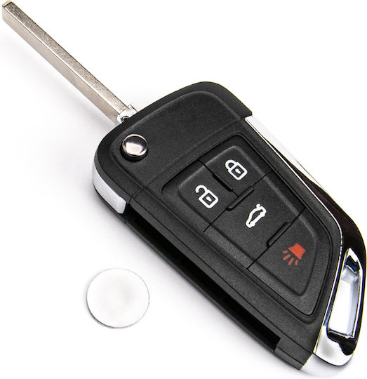 Κέλυφος Κλειδιού Αυτοκινήτου Opel Adam Astra J Corsa E Zafira Mokka Κιτ Μετατροπης