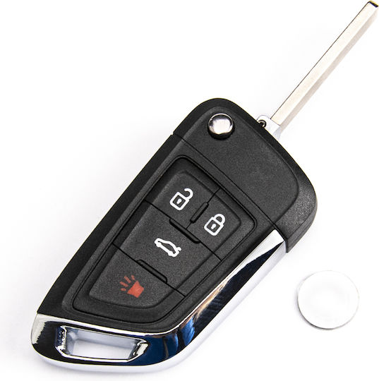 Κέλυφος Κλειδιού Αυτοκινήτου Opel Adam Astra J Corsa E Zafira Mokka Κιτ Μετατροπης