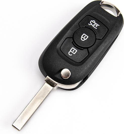 Car Key Shell Opel Astra K 2015-2017 Hu100 13588667 3 Buttons