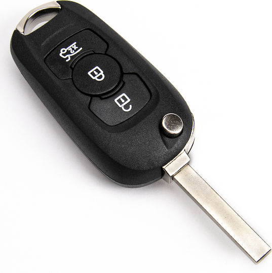 Car Key Shell Opel Astra K 2015-2017 Hu100 13588667 3 Buttons