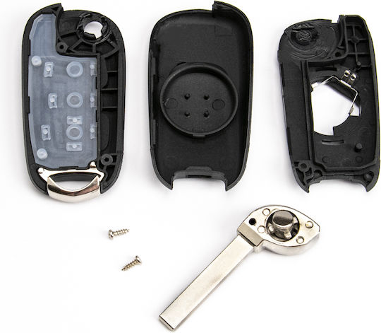 Car Key Shell Opel Astra K 2015-2017 Hu100 13588667 3 Buttons