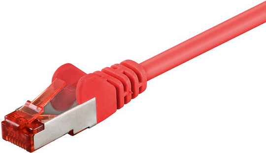 Goobay S/FTP Cat.6 Gigabit Netzwerkkabel Ethernet 0.25m Rotes