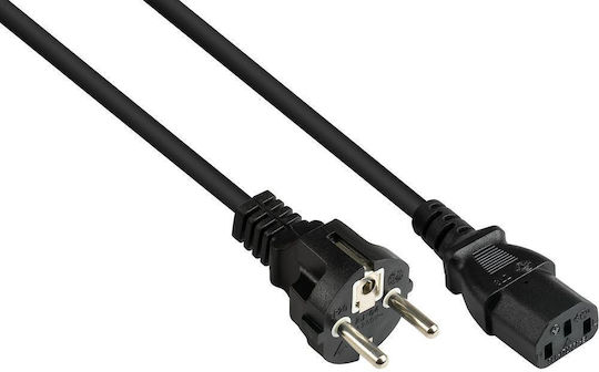 Alcasa IEC C13 - IEC C13 Cable 1.5m Black