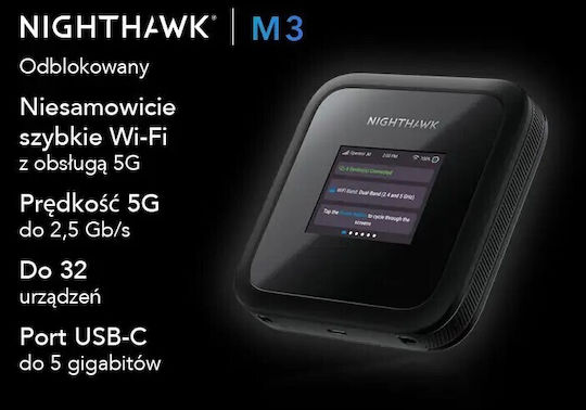 NetGear M3 Drahtlos 5G Tragbarer Hotspot Wi-Fi 6