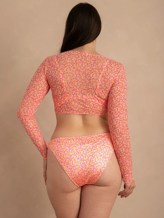 Γυναικείο Crop Top Μακρυμάνικο Sorbet