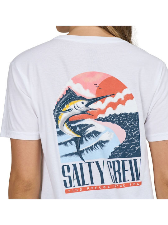 Damen T-shirt Weiß