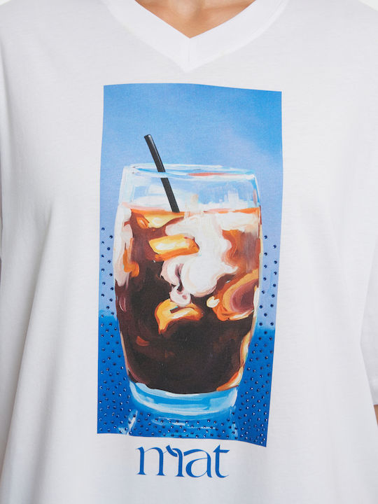 Γυναικείο T-shirt Λευκό