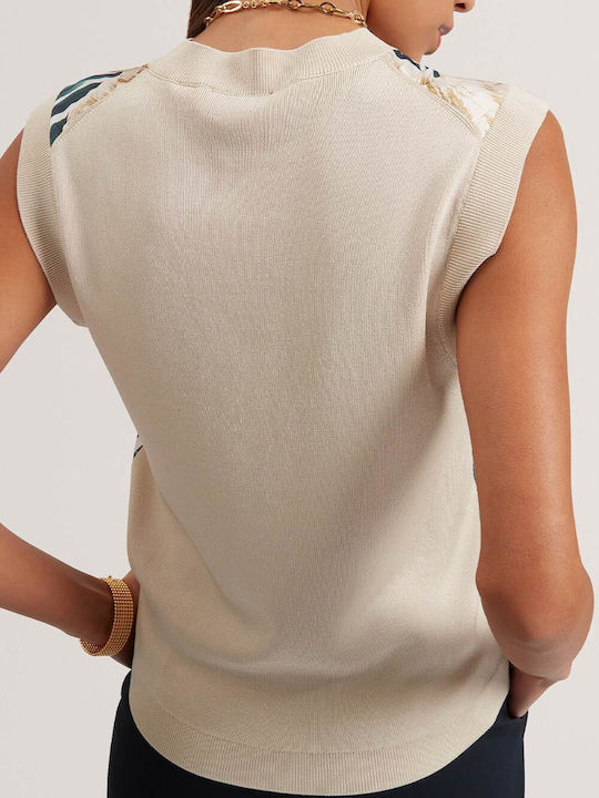 Ted Baker Bluză Damă Fără Mâneci Ivory