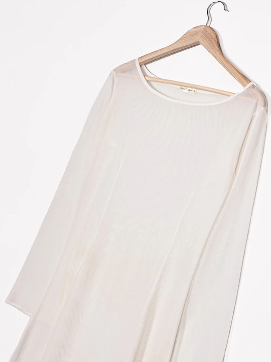 Rock Club Women's Maxi Beach Dress White