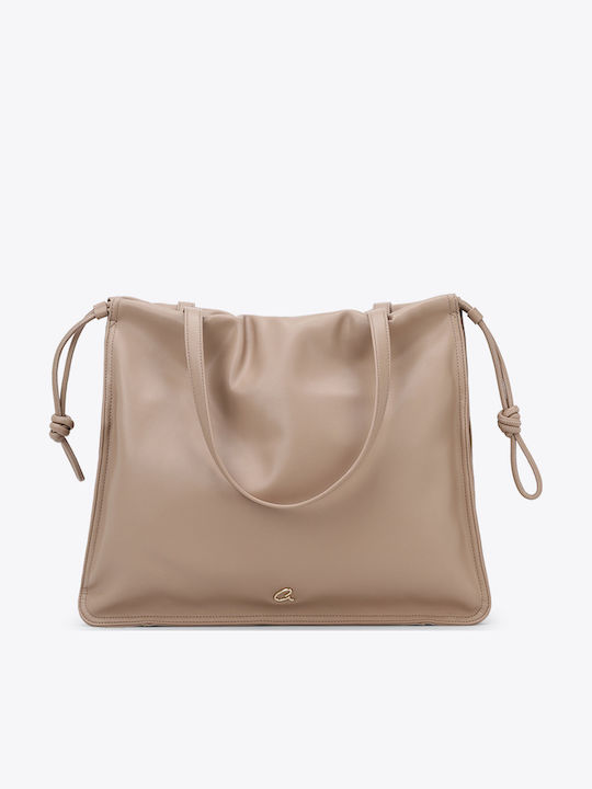 Women's Shoulder Bag Beige